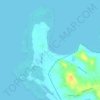 Saweni Beach topographic map, elevation, terrain