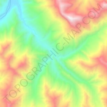 Ensa topographic map, elevation, terrain