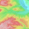 Prairie Creek topographic map, elevation, terrain