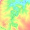 Steelpoort topographic map, elevation, terrain