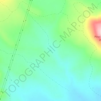 Seven Gelding Tank topographic map, elevation, terrain