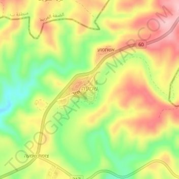 Shima topographic map, elevation, terrain