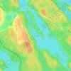 Bass Lake topographic map, elevation, terrain