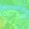 Dnieper River topographic map, elevation, terrain