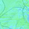 Ajegunle Canal topographic map, elevation, terrain