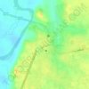 Jardim de lazer do Xangongo Ombadja topographic map, elevation, terrain