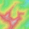 Devil's Punchbowl topographic map, elevation, terrain