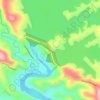 Pantabangan Dam topographic map, elevation, terrain