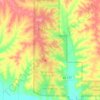 Tallgrass Prairie National Preserve topographic map, elevation, terrain