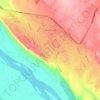 New Al Minya topographic map, elevation, terrain