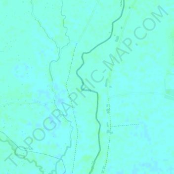 Rio Chico topographic map, elevation, terrain