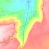 Peters Canyon topographic map, elevation, terrain