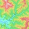 Rica topographic map, elevation, terrain