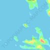 South Island topographic map, elevation, terrain