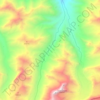 Kapa-cyy topographic map, elevation, terrain