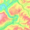 Breaks Interstate Park topographic map, elevation, terrain