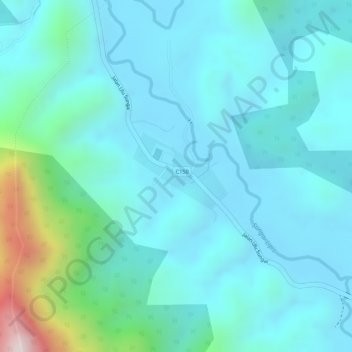 Kampung Ulu Sungai topographic map, elevation, terrain