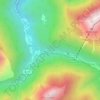 Le Gave du Brousset topographic map, elevation, terrain