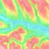 Balta topographic map, elevation, terrain
