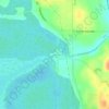 Sheboygan Marsh 2 WP 319 Dam topographic map, elevation, terrain