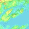 Howe Island topographic map, elevation, terrain