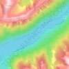 Duffey Lake topographic map, elevation, terrain