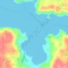 Blind Island topographic map, elevation, terrain