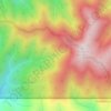 East Fork Beach Creek topographic map, elevation, terrain
