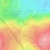 Morgan Heights topographic map, elevation, terrain