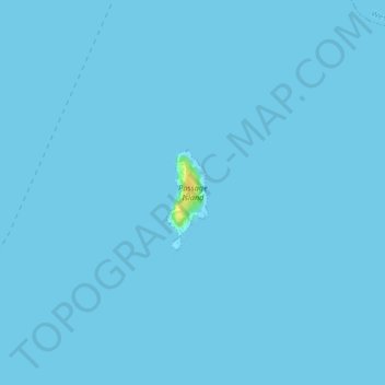 Passage Island topographic map, elevation, terrain