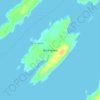 Birch Island topographic map, elevation, terrain