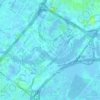 Downtown Dubai topographic map, elevation, terrain