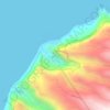Miloliʻi Stream topographic map, elevation, terrain