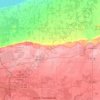 Niagara Escarpment topographic map, elevation, terrain