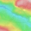 Blue Earth Lake topographic map, elevation, terrain