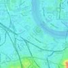 Sayes Court Park topographic map, elevation, terrain