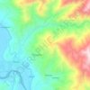 Pichari topographic map, elevation, terrain