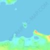 Holm of Melby topographic map, elevation, terrain