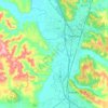Chehalis River topographic map, elevation, terrain