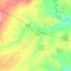 Pease River topographic map, elevation, terrain