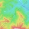 Dogwood Canyon topographic map, elevation, terrain