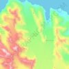 Lamplugh Glacier topographic map, elevation, terrain