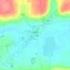 Cloyne Round Tower topographic map, elevation, terrain
