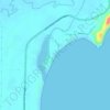 Balok Beach topographic map, elevation, terrain