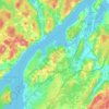 Quispamsis topographic map, elevation, terrain