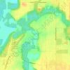 Rock topographic map, elevation, terrain