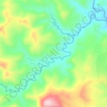Mambusao topographic map, elevation, terrain