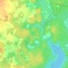 Little Pug Lake topographic map, elevation, terrain
