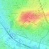 Parc de Champagne topographic map, elevation, terrain