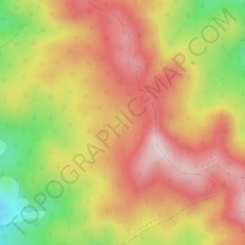 Lacul Tarnita topographic map, elevation, terrain